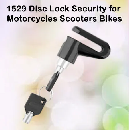 1529 Disc Lock Security for Motorcycles Scooters Bikes