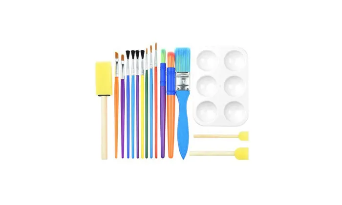 16 Piece Children Paintbrushes