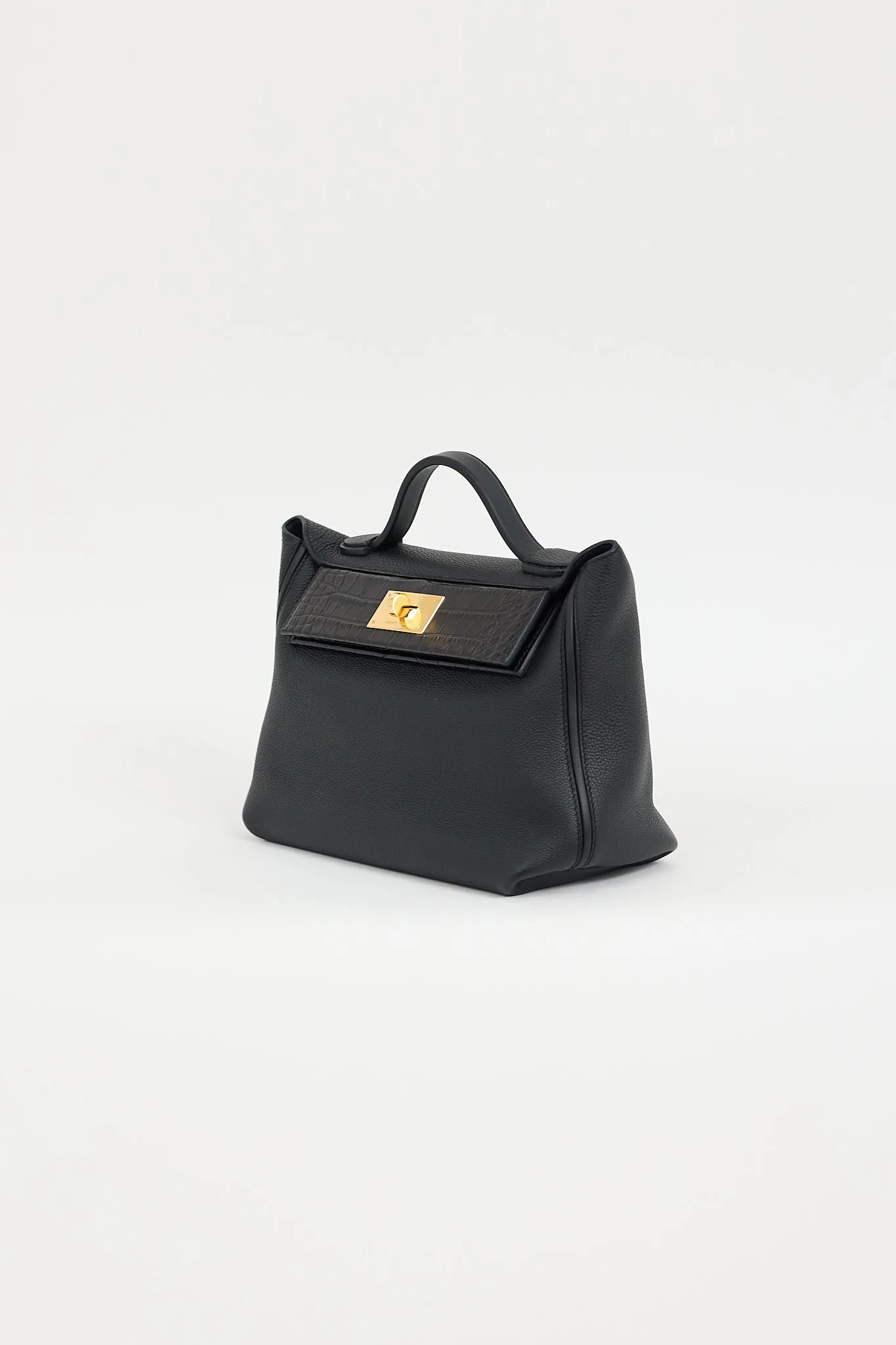 2022 Noir Togo & Exotic Leather 24/24 Touch Bag