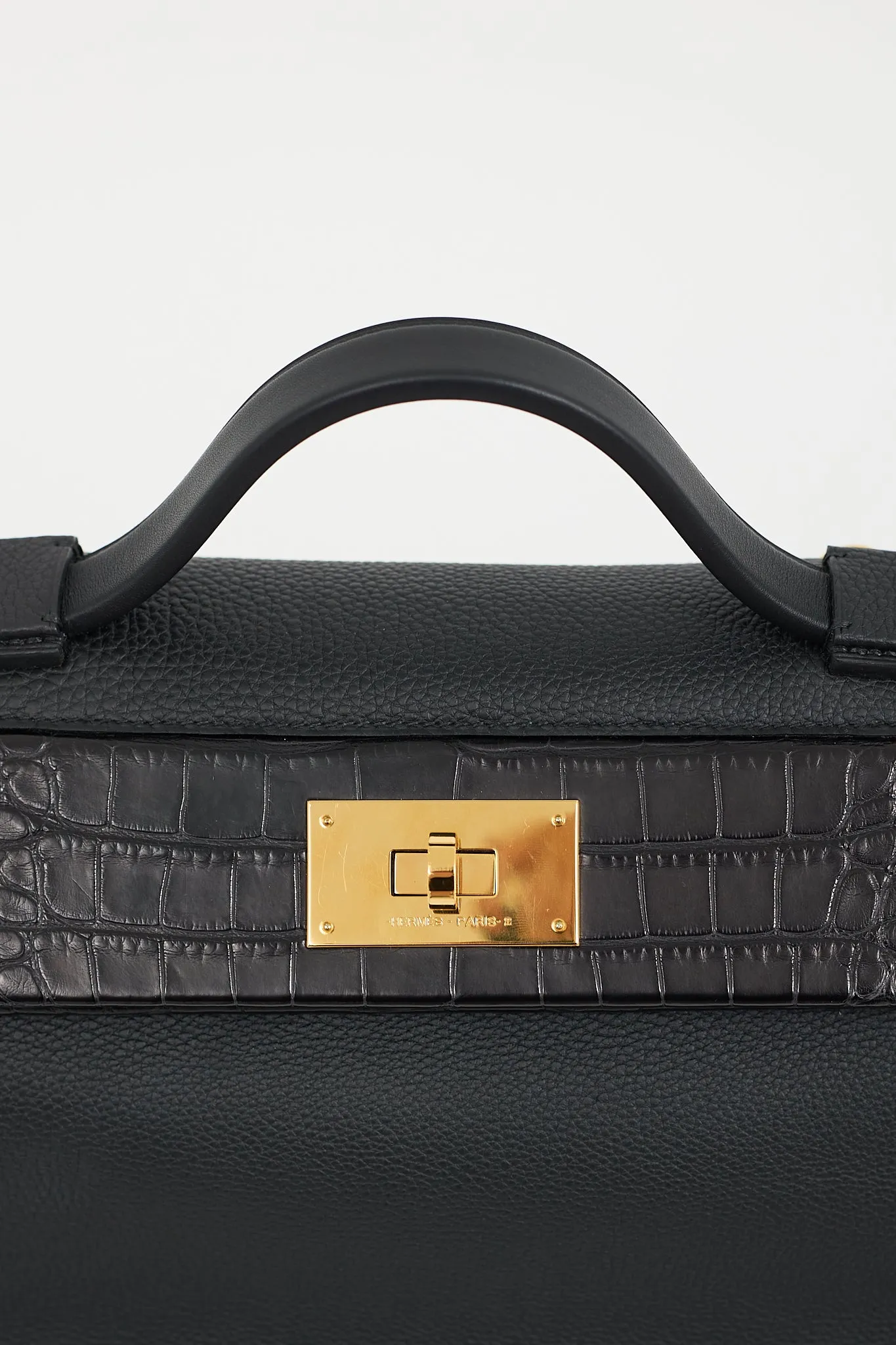 2022 Noir Togo & Exotic Leather 24/24 Touch Bag