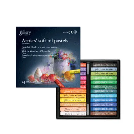 24-Pack Artist Soft Oil Pastels