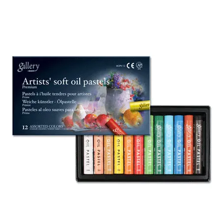 24-Pack Artist Soft Oil Pastels