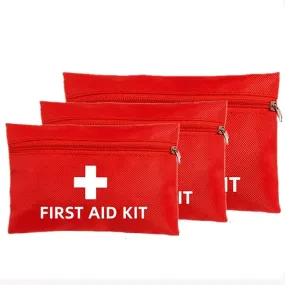 3-Pack: First Aid Kit Bags Nurse Red Medical Tools Bag