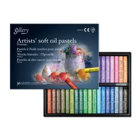 36-Pack Artist Soft Oil Pastels