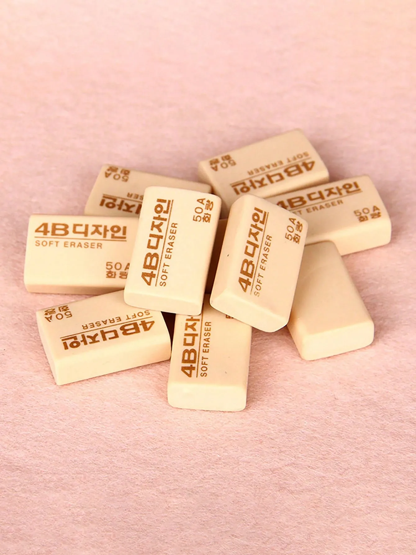 4pcs Professional 4B Eraser: Exam Use, Student Stationery, Drawing Specific