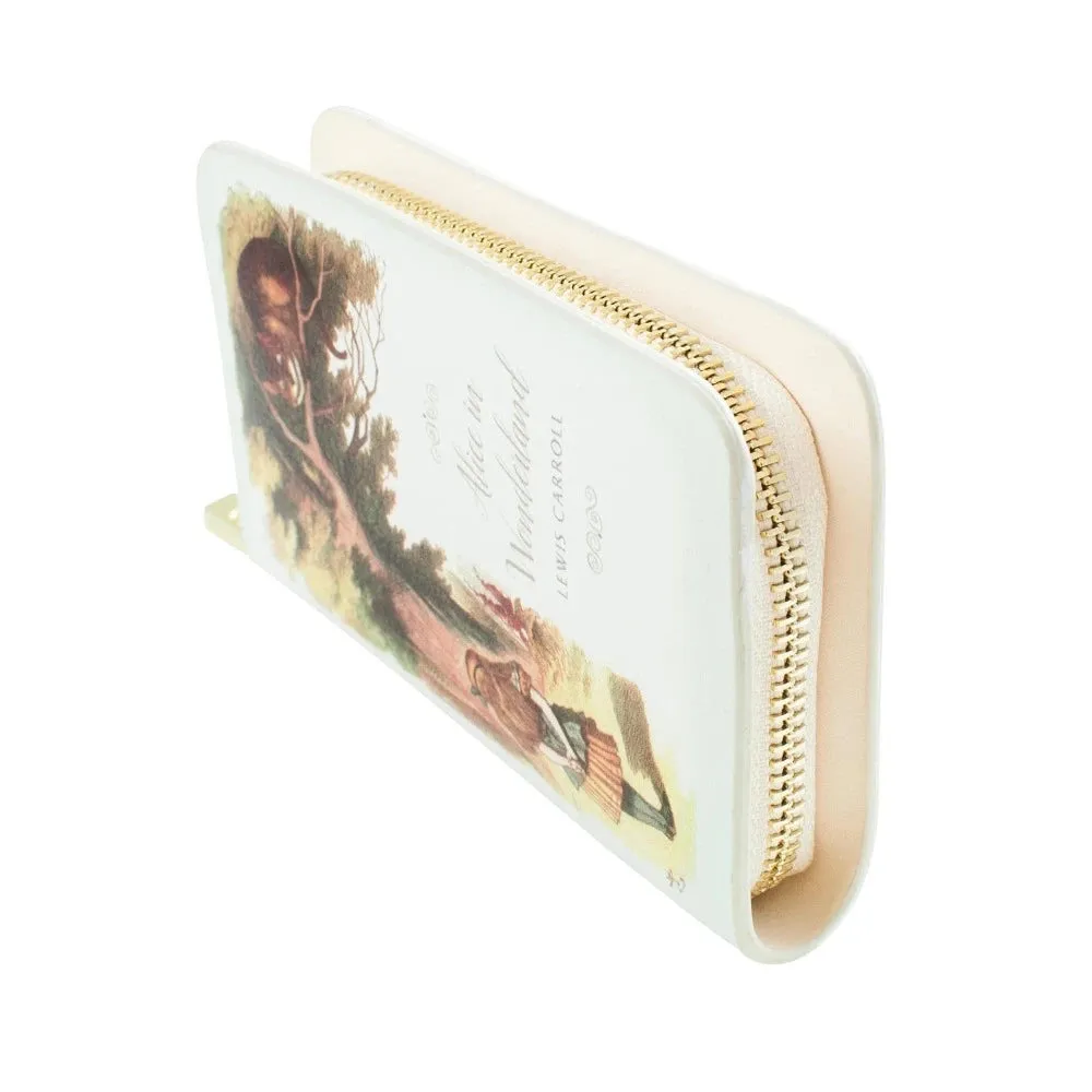 Alice in Wonderland Book Art Wallet