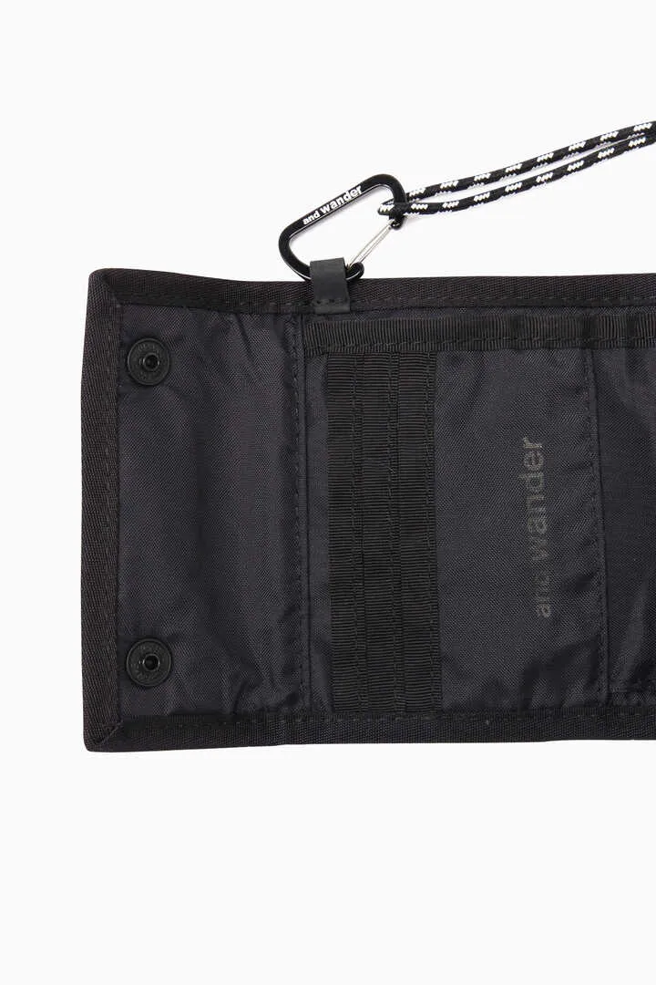 And Wander Reflective Rip Wallet - Black