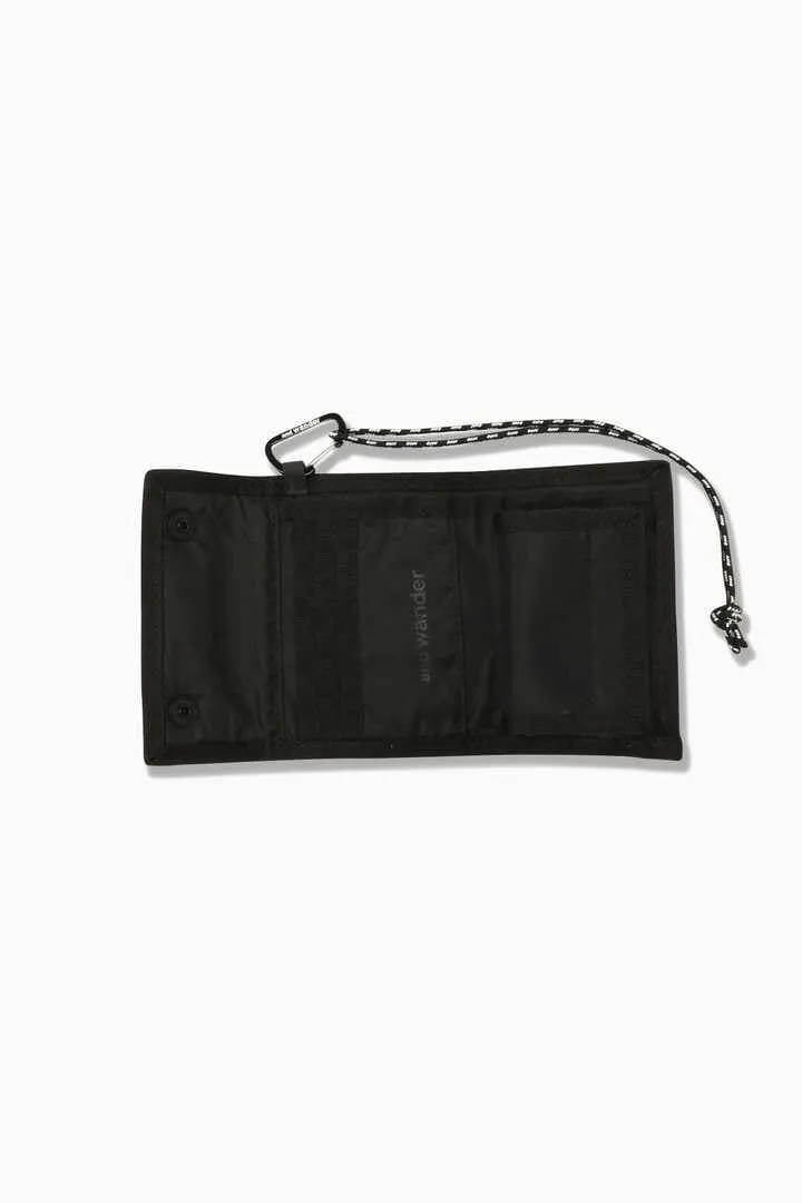 And Wander Reflective Rip Wallet - Black