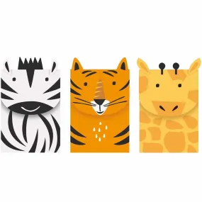 Animal Safari Treat Bag Kit, 3pc