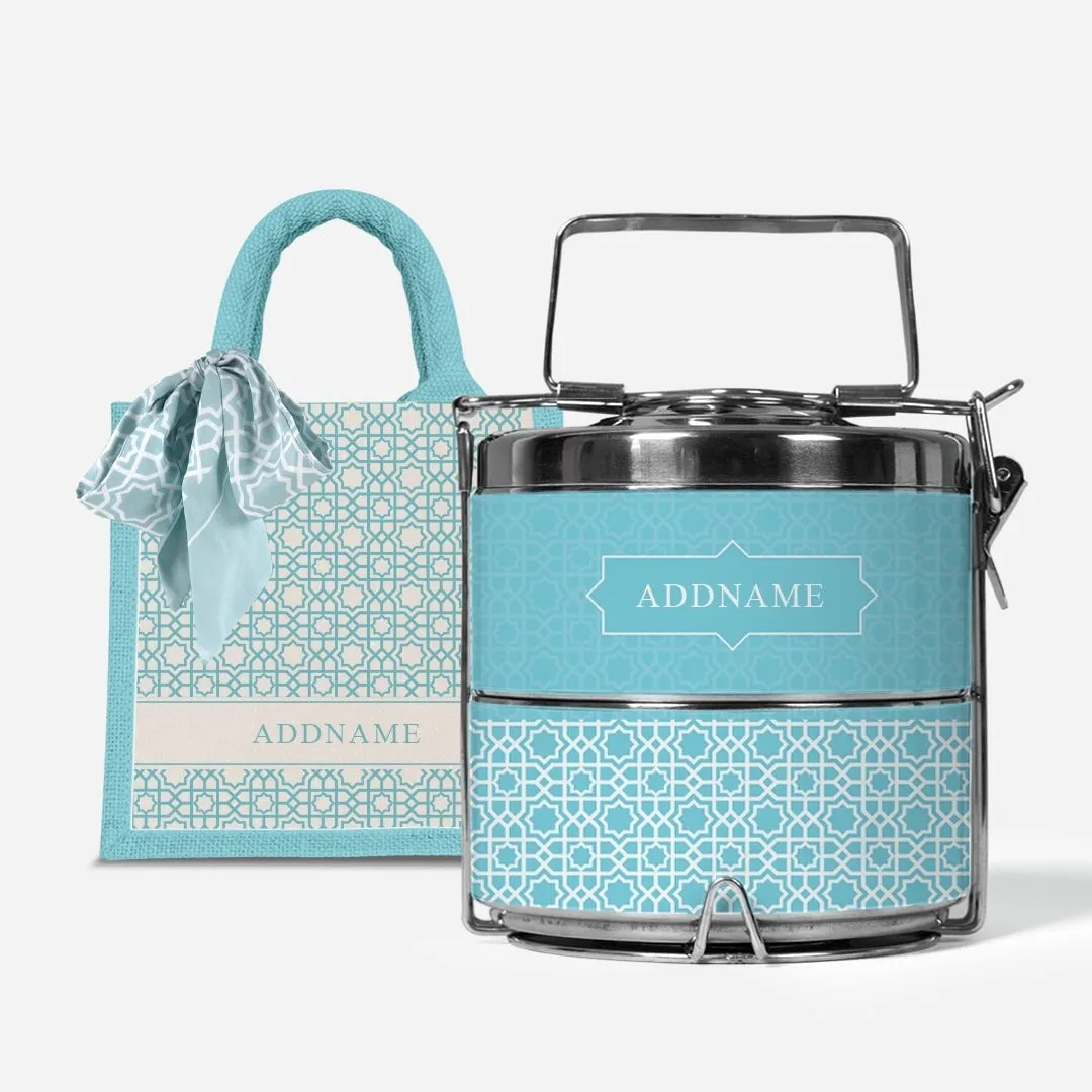 Annas - Lunch Tote Bag with Two-Tier Tiffin Carrier