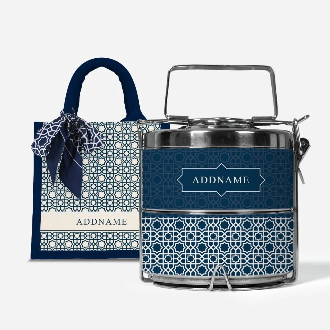 Annas - Lunch Tote Bag with Two-Tier Tiffin Carrier