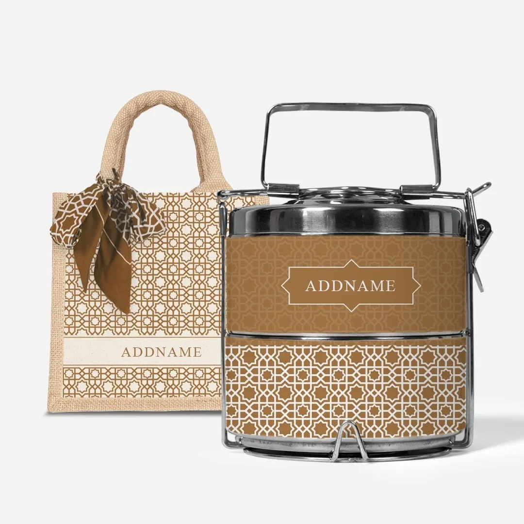 Annas - Lunch Tote Bag with Two-Tier Tiffin Carrier