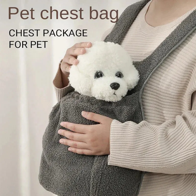 Anniepaw Portable Dog Carrier Backpack for Small Dogs Cats Puppy Walking Mini Bag