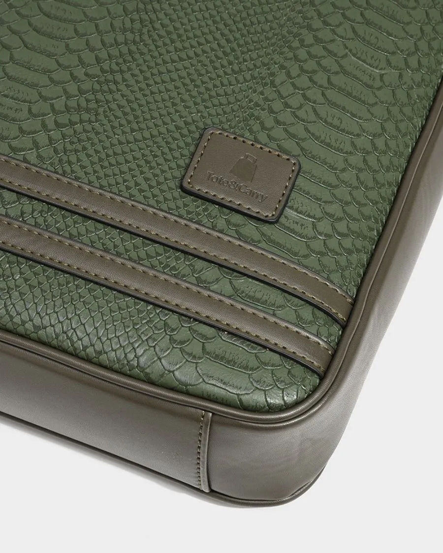 Apollo 1 Laptop Bag in Olive