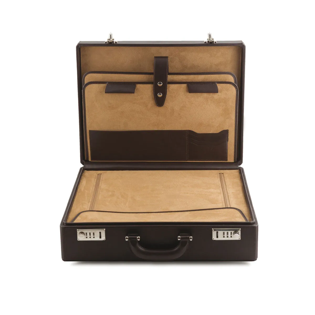 Attachè Case 48 h CALF LEATHER FOR TWO DOCUMENT HOLDER POCKETS