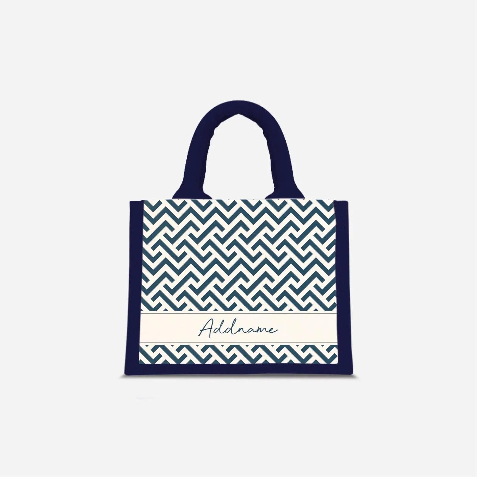 AUFBAU Series - Prussian Blue Jute Bags