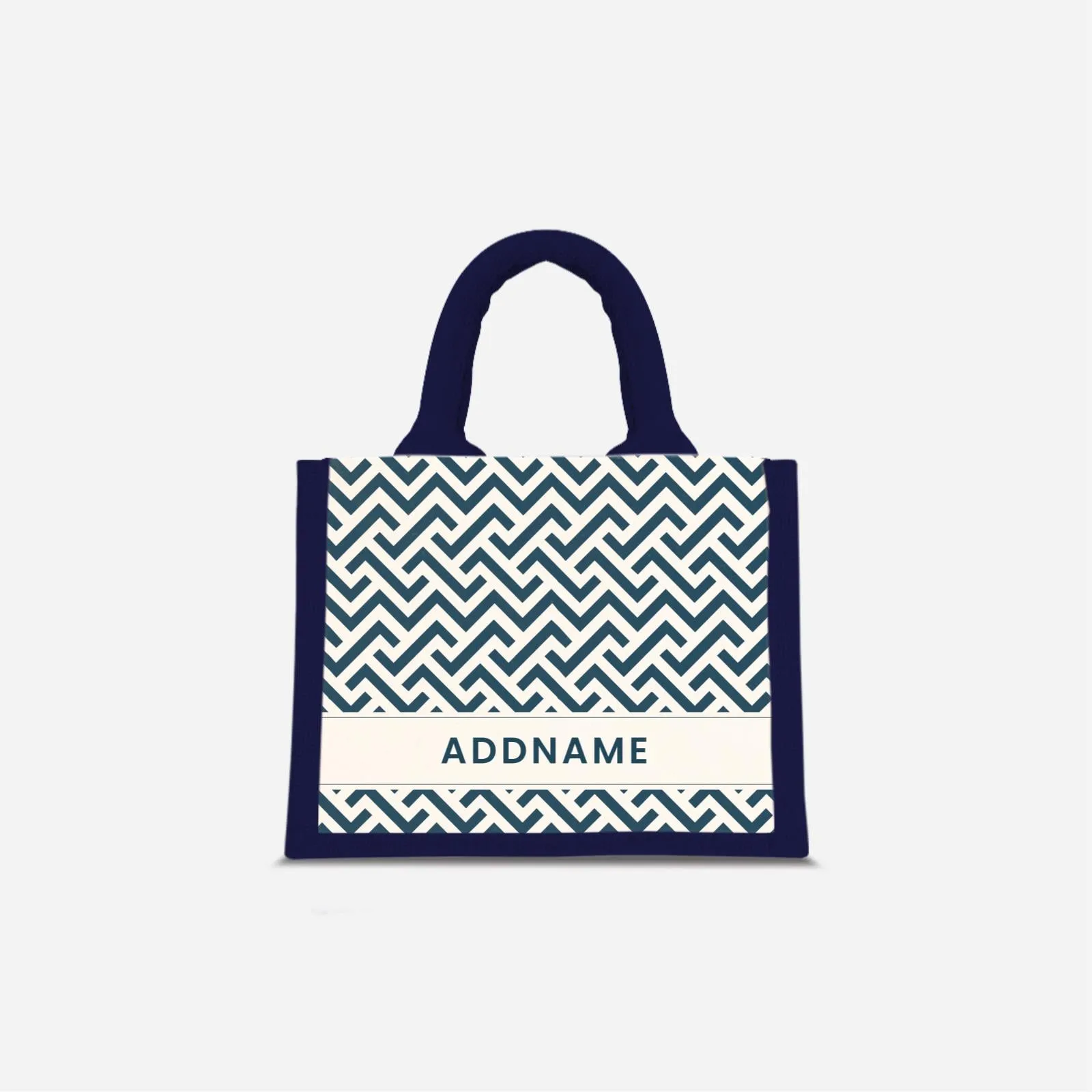 AUFBAU Series - Prussian Blue Jute Bags