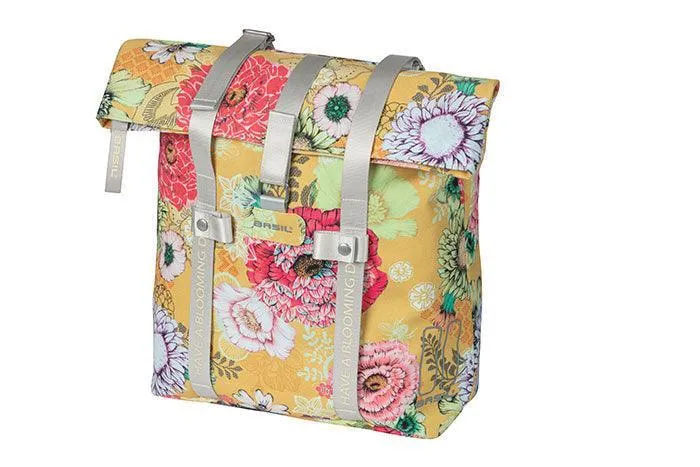 Basil Bloom Field 15-20L Bicycle Shopper Bag - Yellow