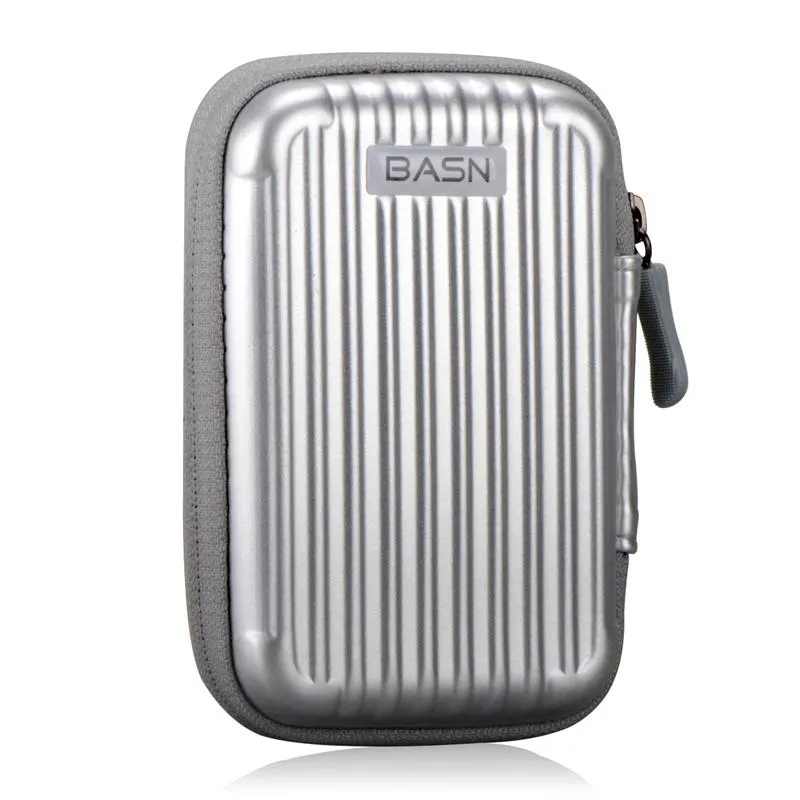 BASN CS100 Headphones Carrying Case  (Silver)