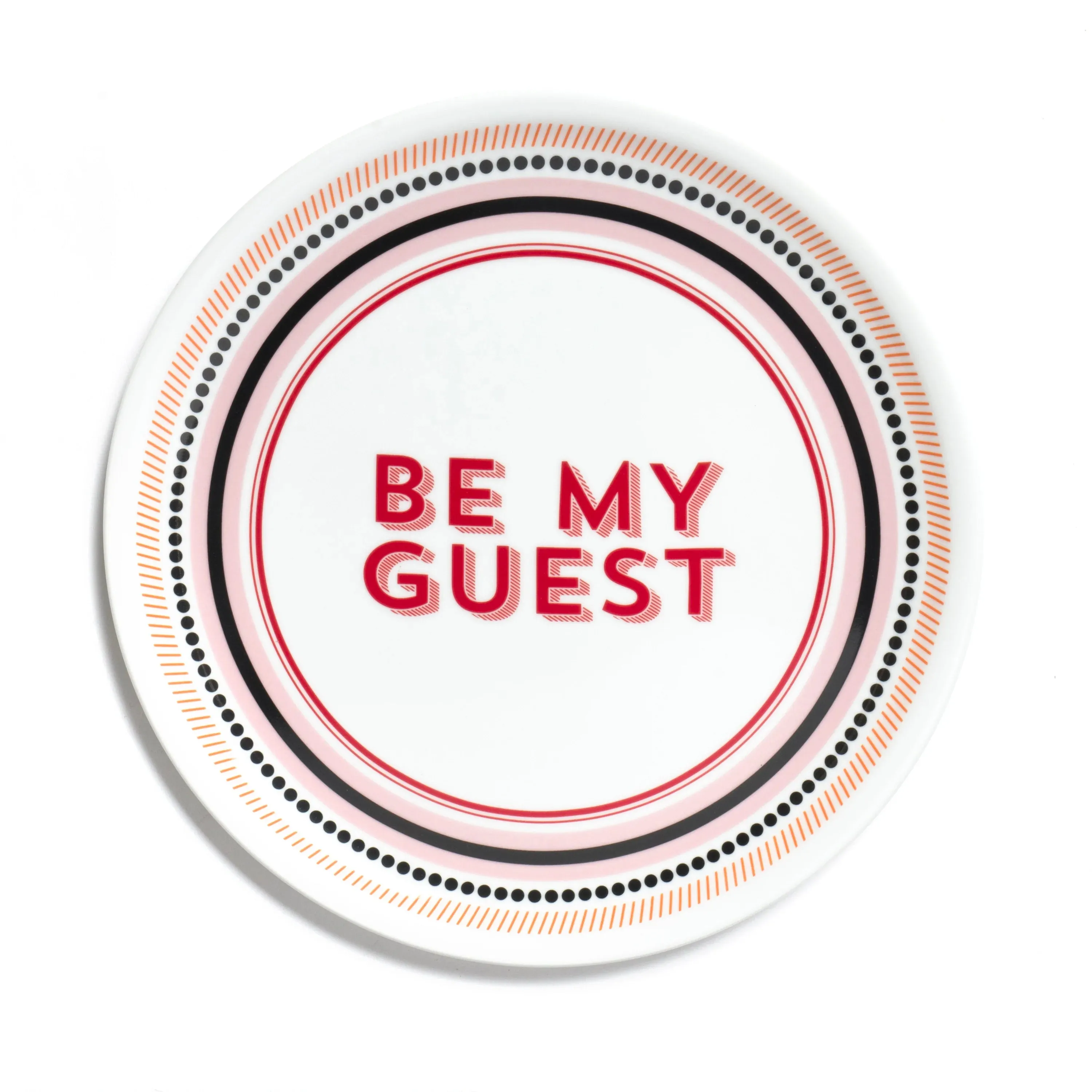 BE MY GUEST PIZZA PLATE