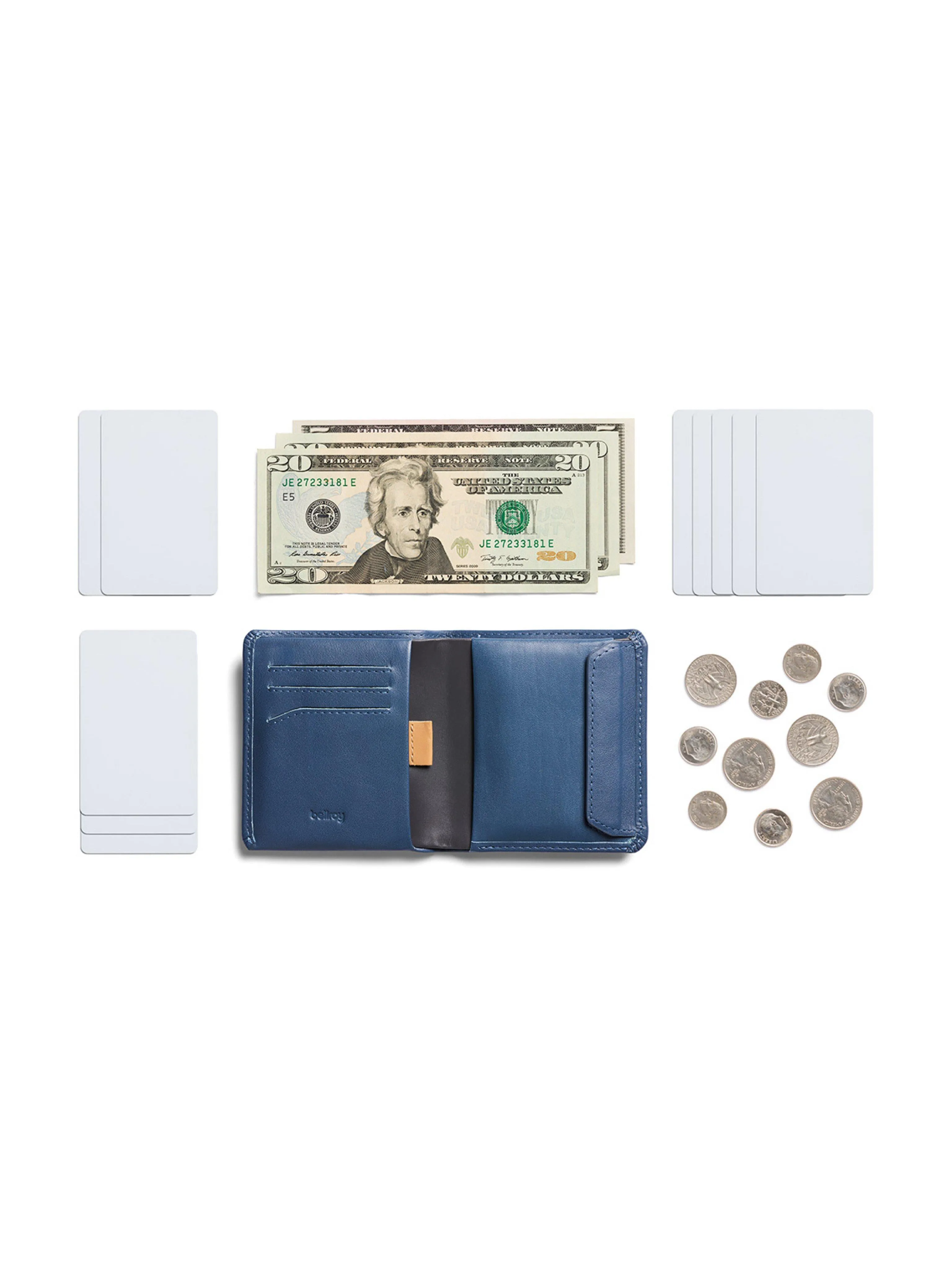 Bellroy Coin Wallet Marine Blue RFID