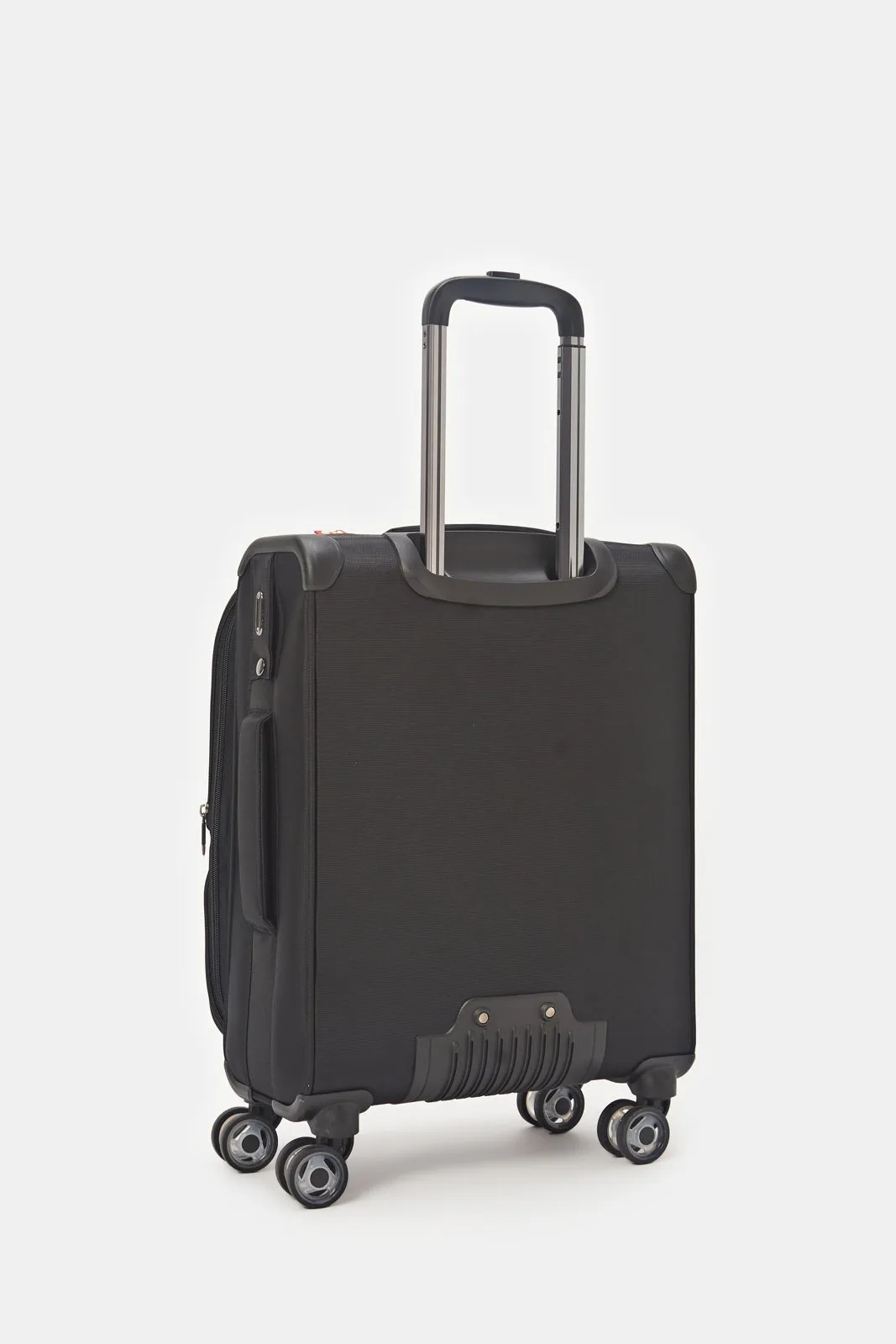 Black Soft Trolley Luggage (20 Inch)