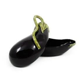 Bordallo Pinheiro Aubergine Dish, 28cm