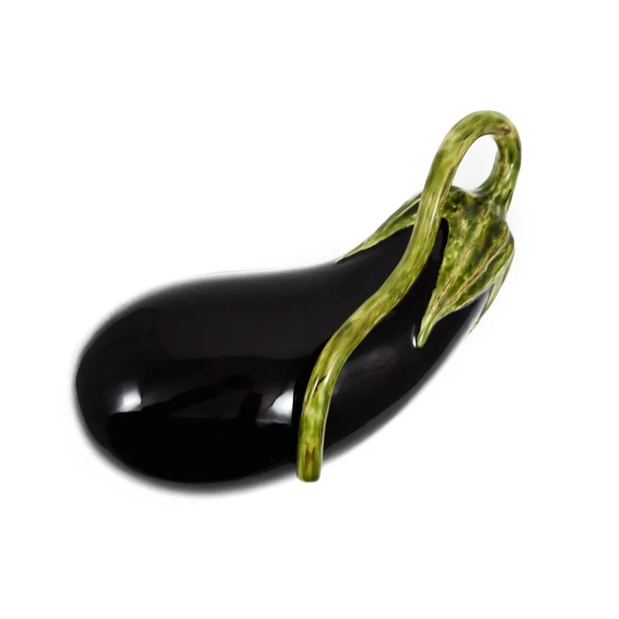 Bordallo Pinheiro Aubergine Dish, 28cm