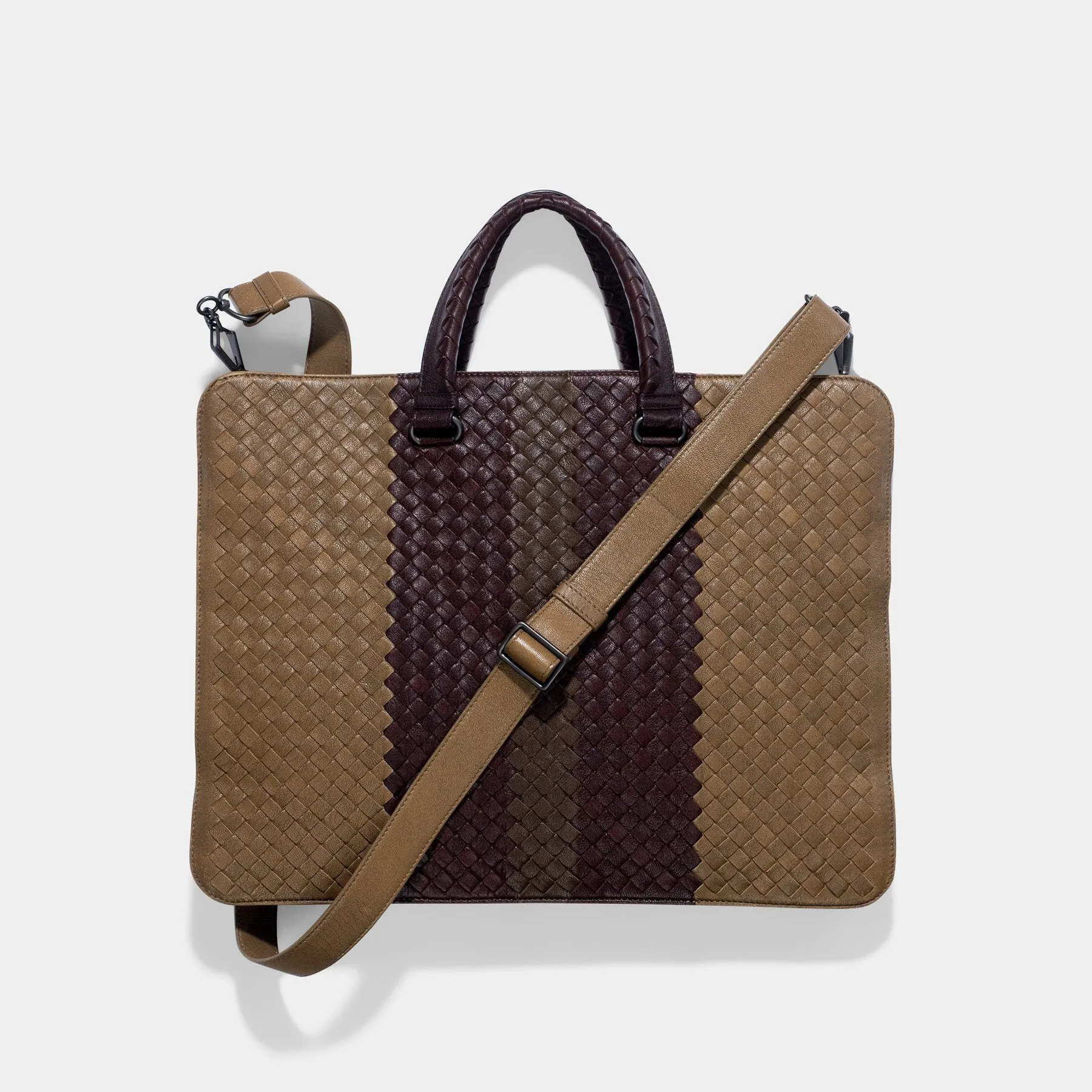 Bottega Veneta Intrecciato Multicolor Business Bag