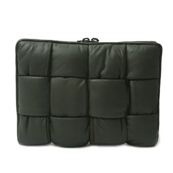 Bottega Veneta Lambskin Intrecciato Clutch Bag