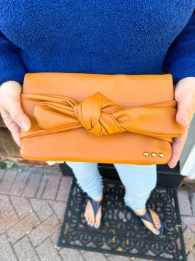 Brown Billie Clutch Crossbody Bag