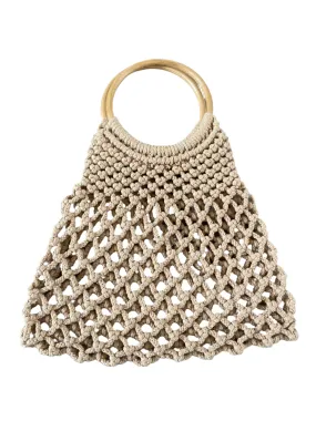 Bucci The Label - Crochet Beach Bag - Beige