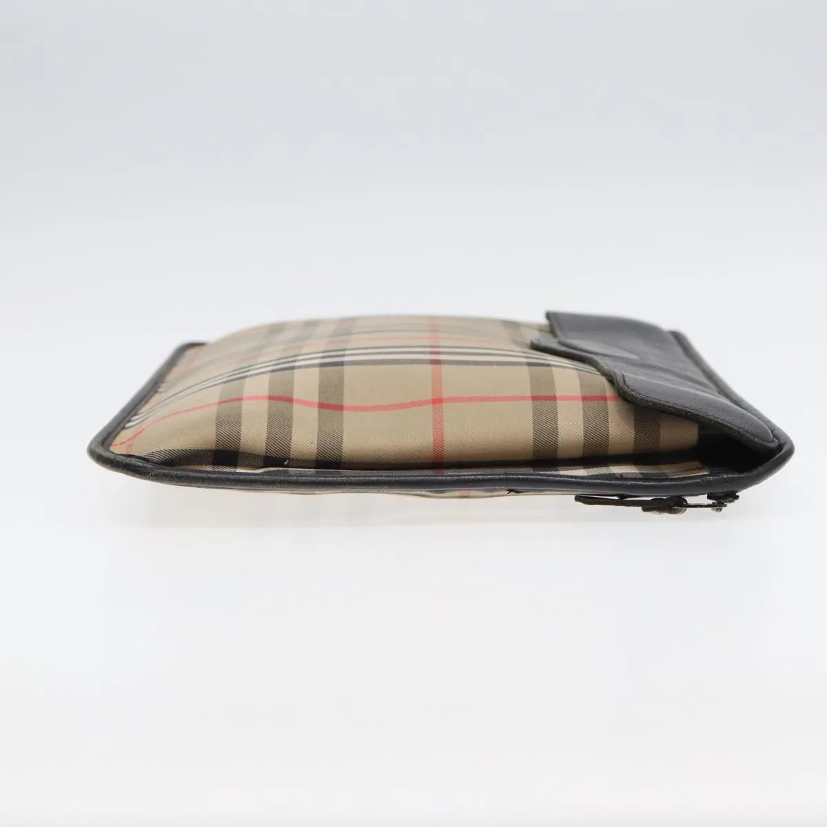 BURBERRY Nova Check Document Case Canvas Beige  HK1549