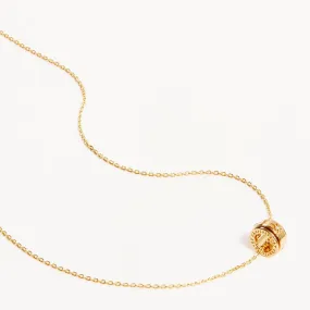 By Charlotte I Am Loved Spinning Meditation Necklace, Gold