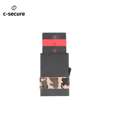 C-Secure Aluminum Cardholder With Money Band