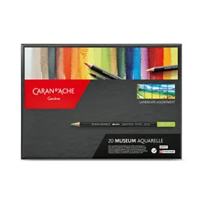 Caran d'ache Museum Aquarelle Color Pencils-Set Of 20