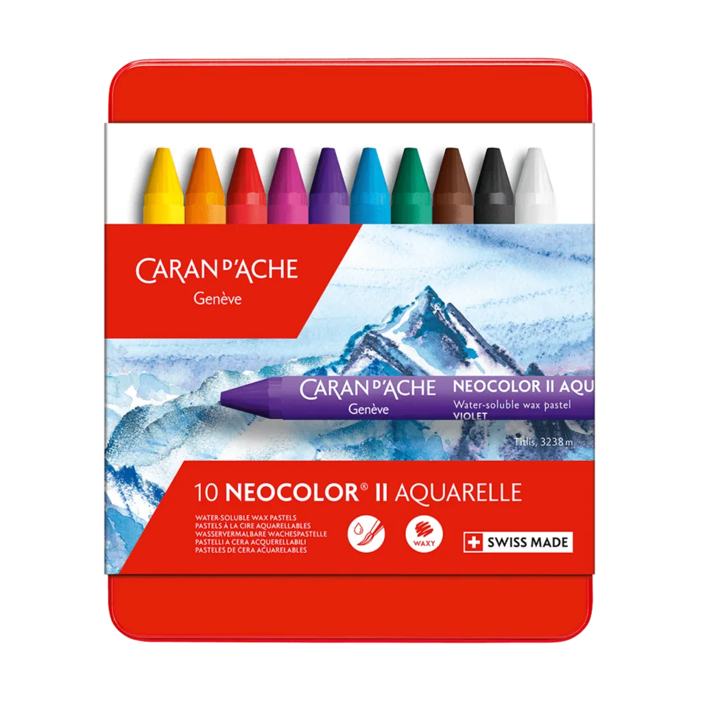 Caran d'Ache NEOCOLOR II Watersoluble Wax Pastel Sets