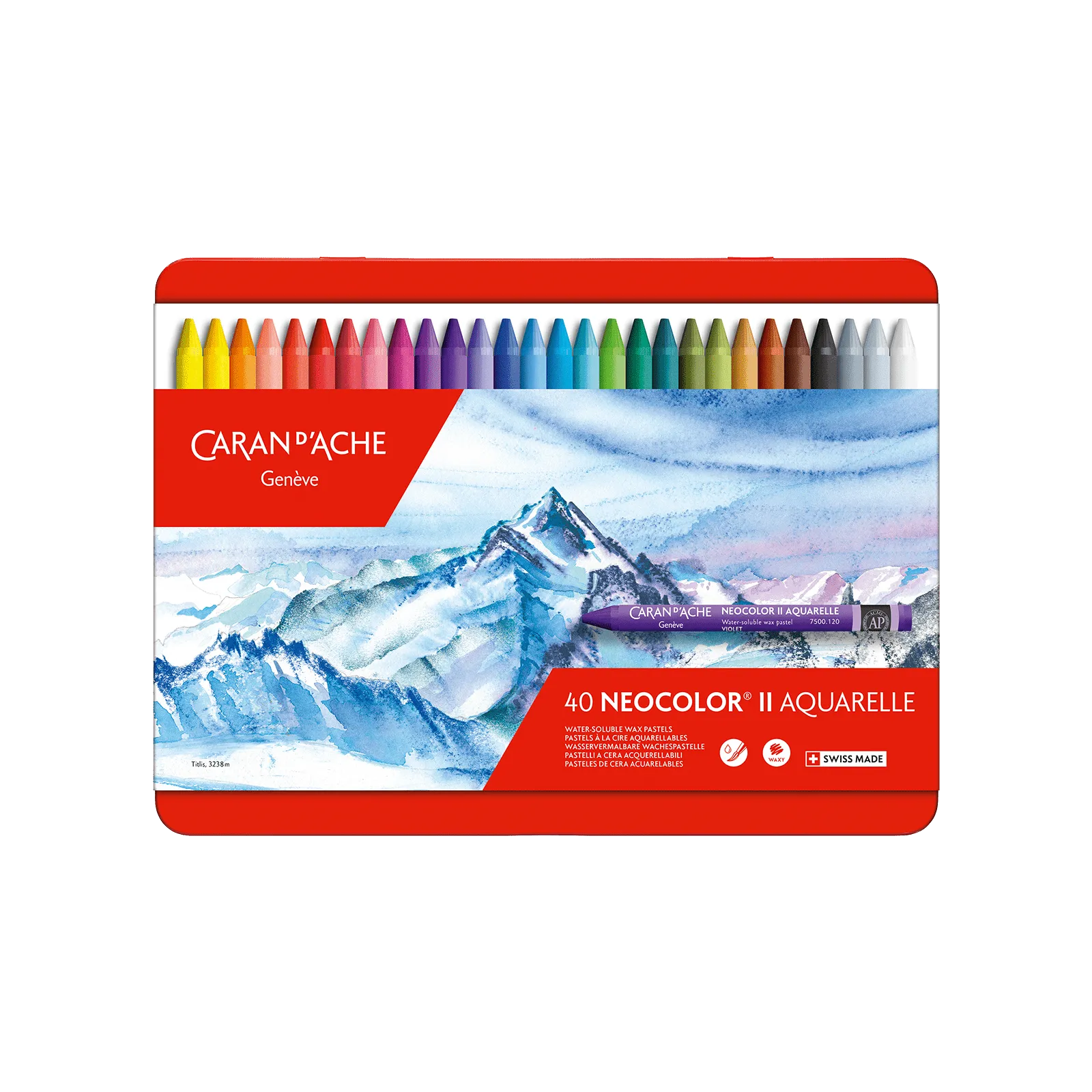 Caran d'Ache NEOCOLOR II Watersoluble Wax Pastel Sets