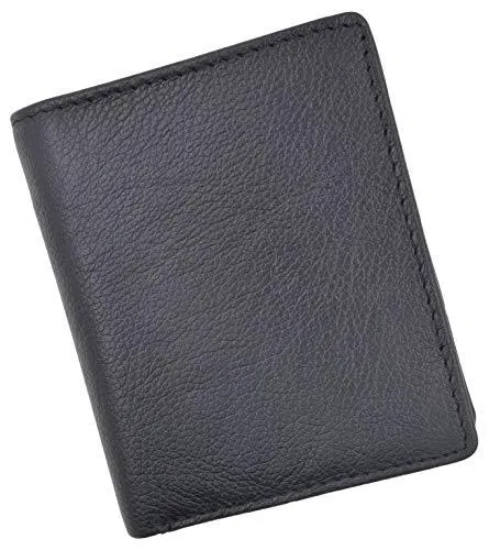 Cavelio Men's Premium Leather L-Shape Bifold Credit Card ID Holder Wallet 404051