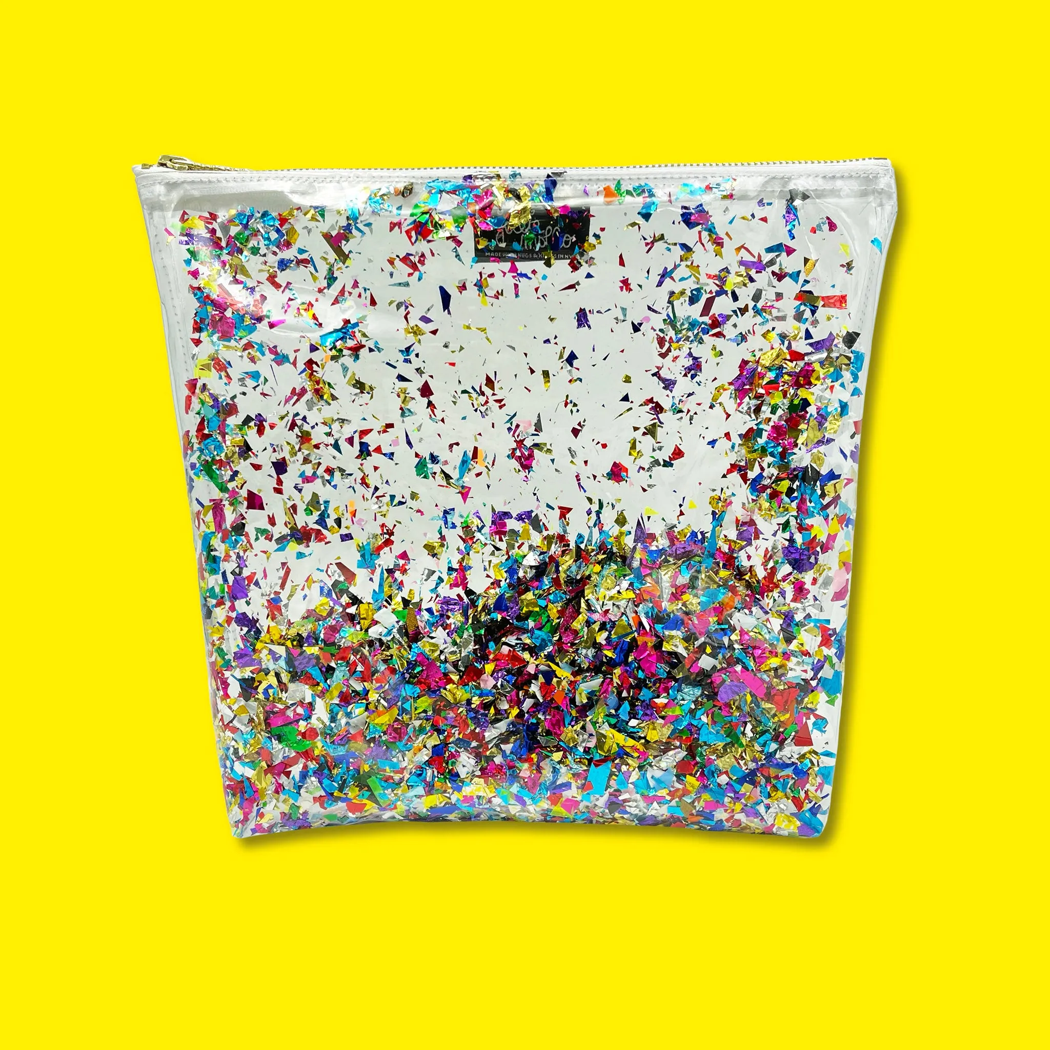 Clear Confetti Travel Bag! ✈️🎉✨