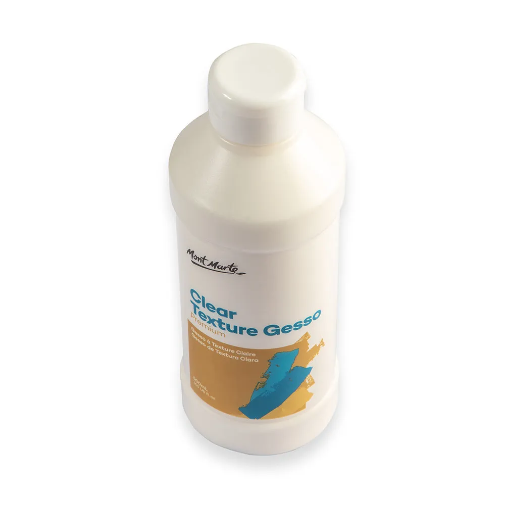 Clear Texture Gesso Premium 500ml (16.9oz)