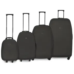 Club Class 600D EVA Suitcase - Black