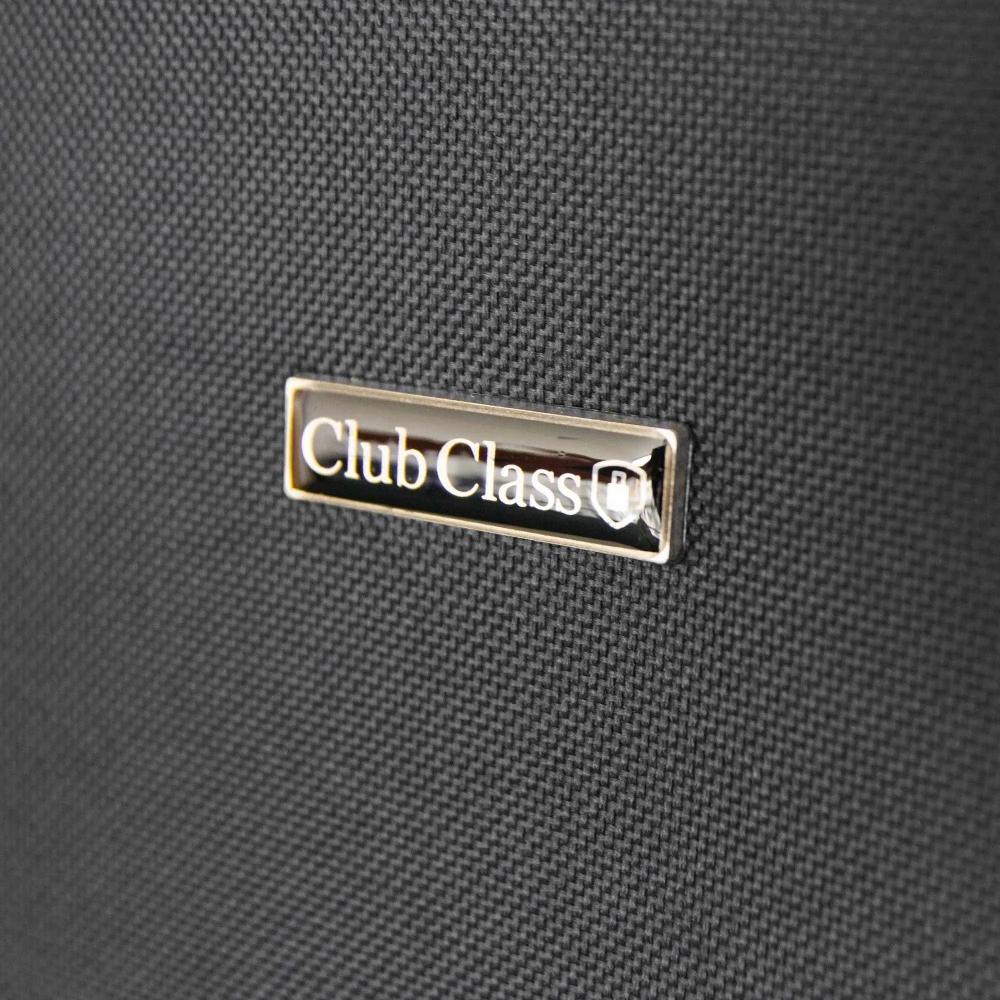 Club Class 600D EVA Suitcase - Black