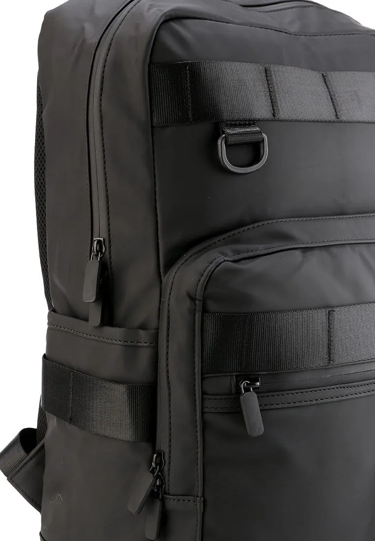 Coated Dry Tech Backpack - Black