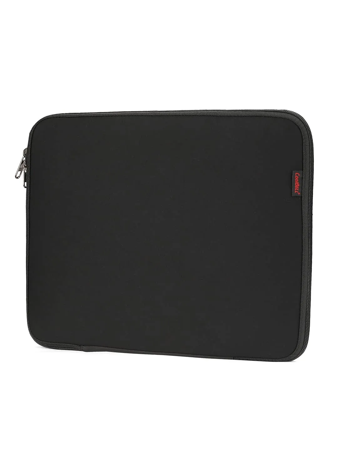 CoolBELL Water Resistant Nylon 15 inch Laptop Sleeve with 180 Degree Opening.(Black)