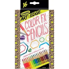 Crayola Color Art Multicolor Edge Pencils 16 Neons Metallics