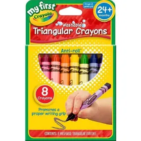 Crayola My First Triangular Crayons 8 pack