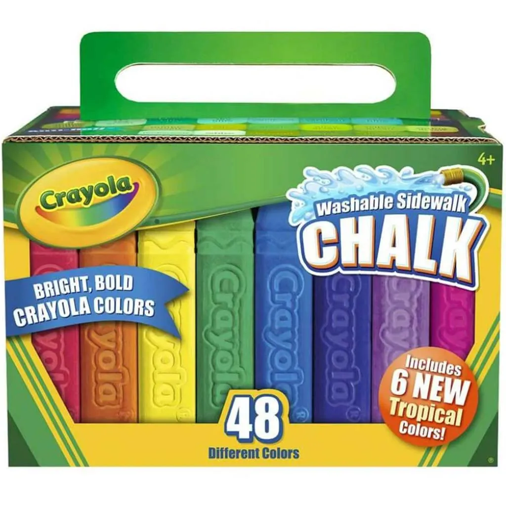 Crayola Washable Sidewalk Chalk 48 ct