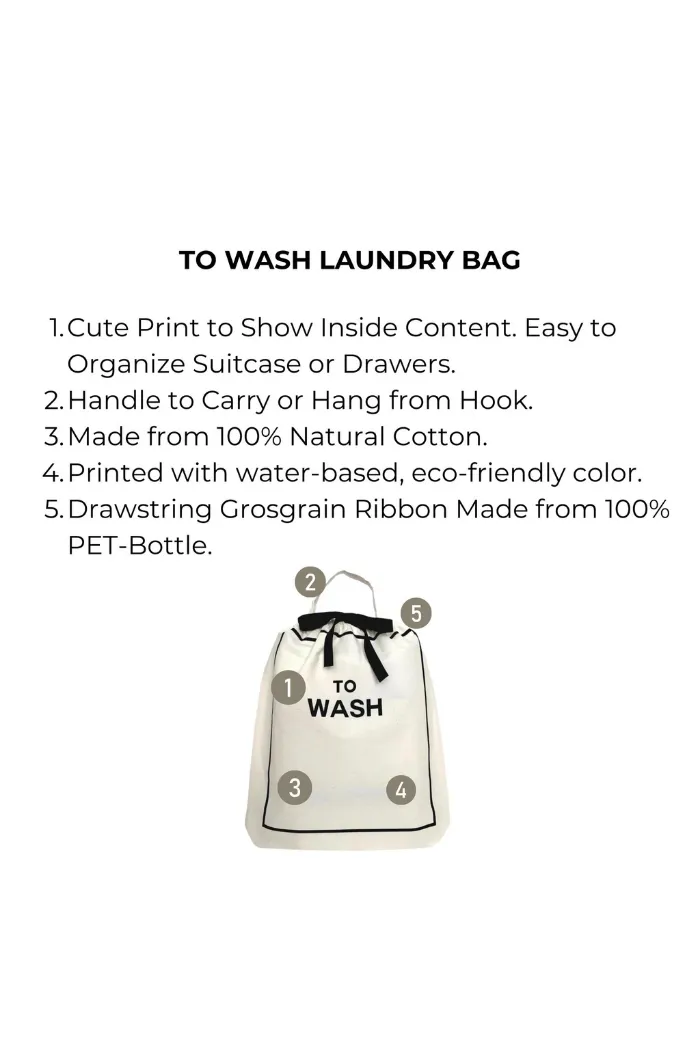 Cream To Wash Laundry Bag