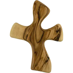 Cross: Hand Held Wooden, with Bag